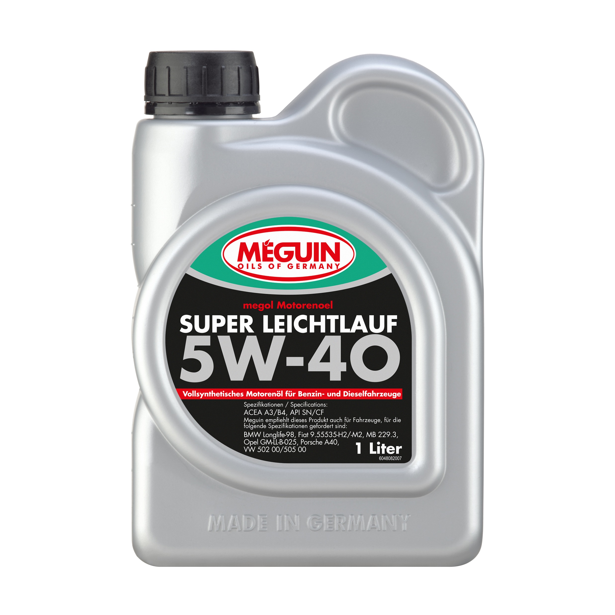 Олива моторна Meguin SUPER LEICHTLAUF SAE 5W-40 1 л